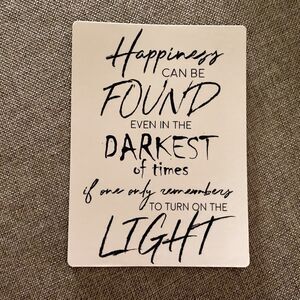 Harry Potter Dumbledore Happiness Quote Magnet